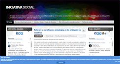 Desktop Screenshot of iniciativasocial.net