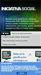 Mobile Screenshot of iniciativasocial.net