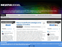 Tablet Screenshot of iniciativasocial.net